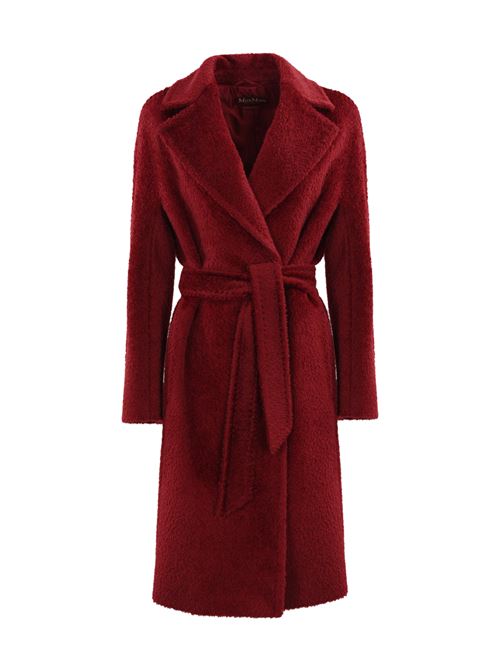 Cappotto Galante in alpaca e lana rosso MAX MARA STUDIO | 2426016172600028